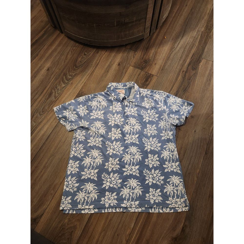 Jach's New York 100% Prima Cotton‎ Hawaiian Polo Shirt